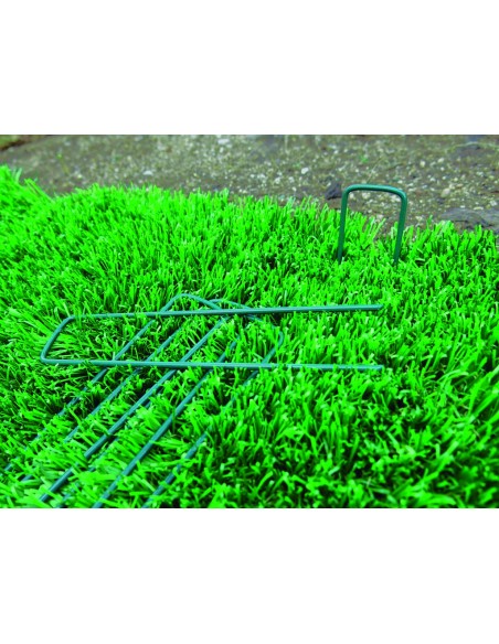 Bolsa de Grapas para Césped Artificial Verde 17 x 3,5 cm