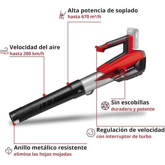 Soplador de Hojas a Batería Einhell...