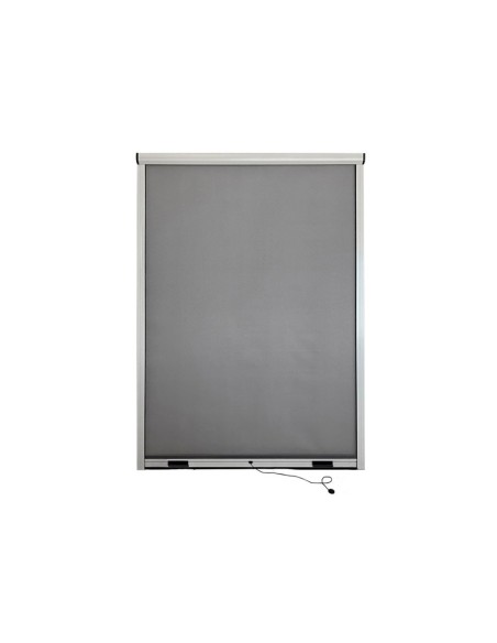 Mosquitera enrollable blanca para ventana 100x150 cm