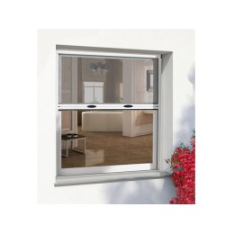 Mosquitera enrollable blanca para ventana 100x150 cm