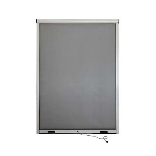 Mosquitera enrollable blanca para ventana 125x150 cm