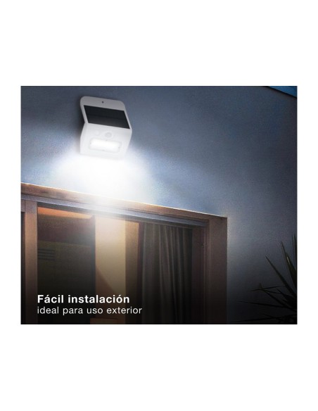 Aplique Solar LED Egoda con Sensor de Movimiento y Crepuscular