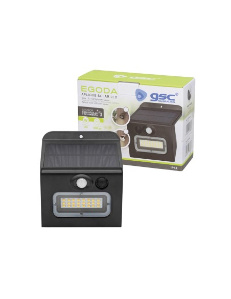 Aplique Solar LED Egoda con Sensor
