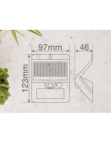 Aplique Solar LED Egoda con Sensor