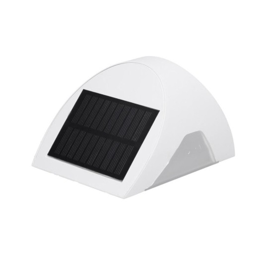 Aplique solar LED de pared Kolam blanco