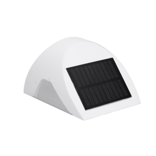 Aplique solar LED de pared Kolam blanco