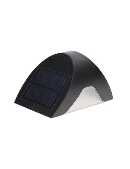 Aplique solar LED de pared Kolam negro con sensor de movimiento