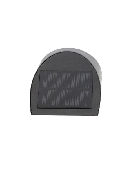 Aplique solar LED de pared Kolam negro con sensor de movimiento