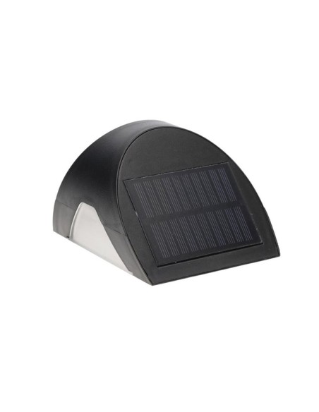 Aplique solar LED de pared Kolam negro con sensor de movimiento