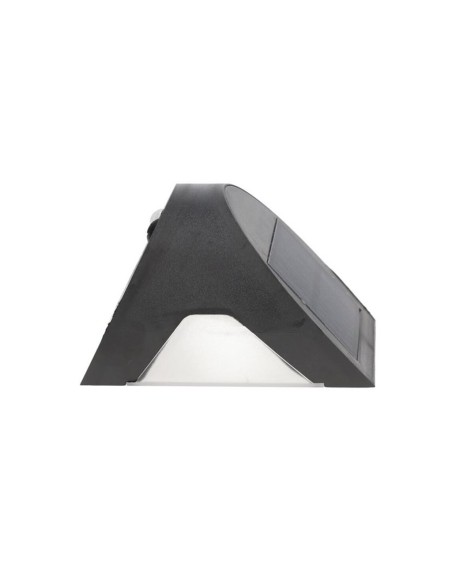 Aplique solar LED de pared Kolam negro con sensor de movimiento