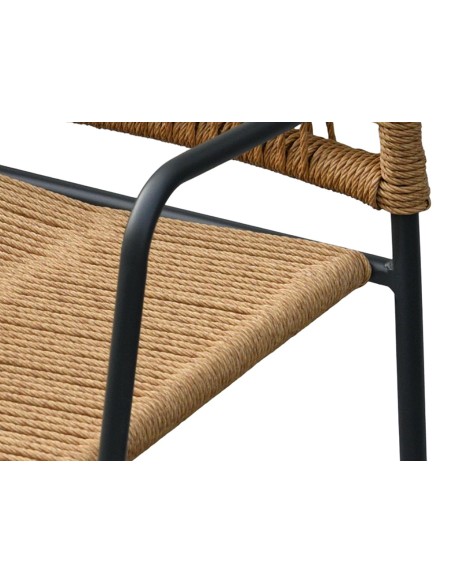 Silla de jardín Inca acero/aluminio antracita
