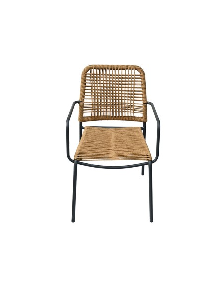 Silla de jardín Inca acero/aluminio antracita
