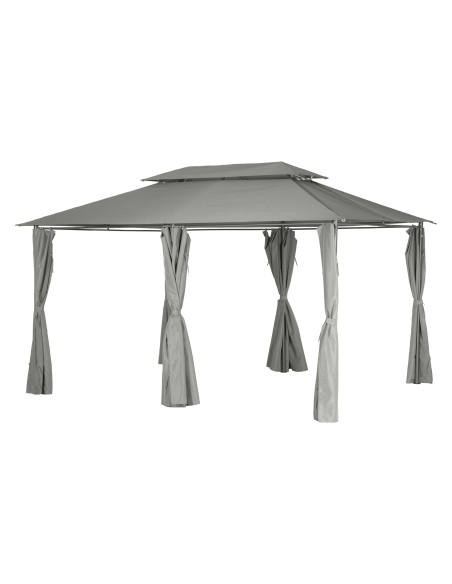 Toldo de repuesto para pérgola de acero gris