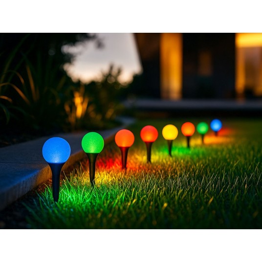 Guirnalda solar Calipso multicolor 5 m