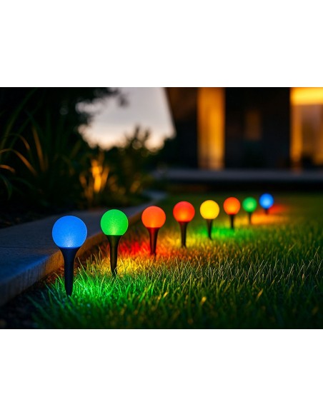 Guirnalda solar Calipso multicolor 5 m