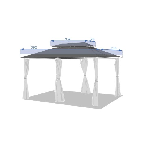 Toldo de repuesto para pérgola de...