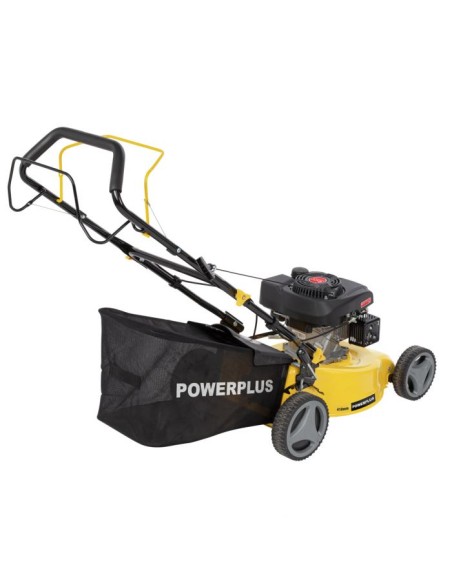 Cortacésped autopropulsado gasolina 132cc 410 mm Powerplus con mulching