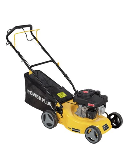Cortacésped autopropulsado gasolina 132cc 410 mm Powerplus con mulching