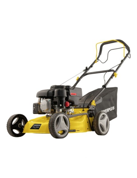 Cortacésped autopropulsado gasolina 132cc 410 mm Powerplus con mulching