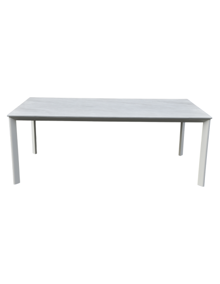 Mesa de Jardín Portixol 200x100 cm Blanca