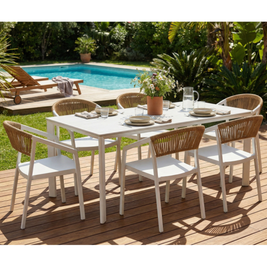 Mesa de Jardín Portixol 200x100 cm...