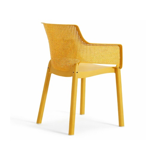 Silla de Diseño Moderno Elisa Mostaza