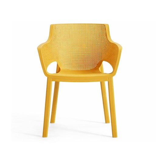 Silla de Diseño Moderno Elisa Mostaza