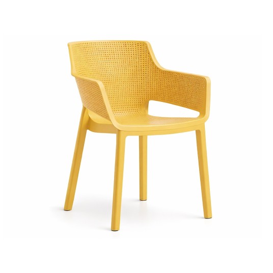 Silla de Diseño Moderno Elisa Mostaza