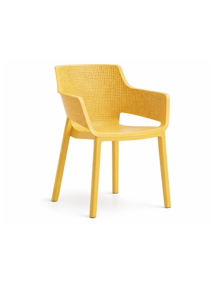 Silla de Diseño Moderno Elisa Mostaza