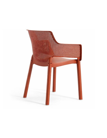 Silla Elisa Color Teja de Resina Apilable