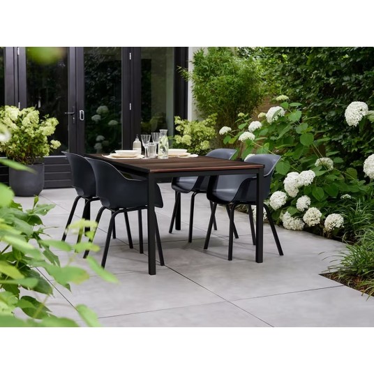 Mesa de jardín Signature Porto marrón...