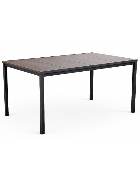 Mesa de jardín Signature Porto marrón 160 cm