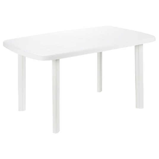 Mesa de Jardín Ovalada Faro Blanca de...