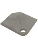 pie de parasol antracita 25 kg en terraza exterior