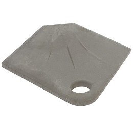 pie de parasol antracita 25 kg en terraza exterior