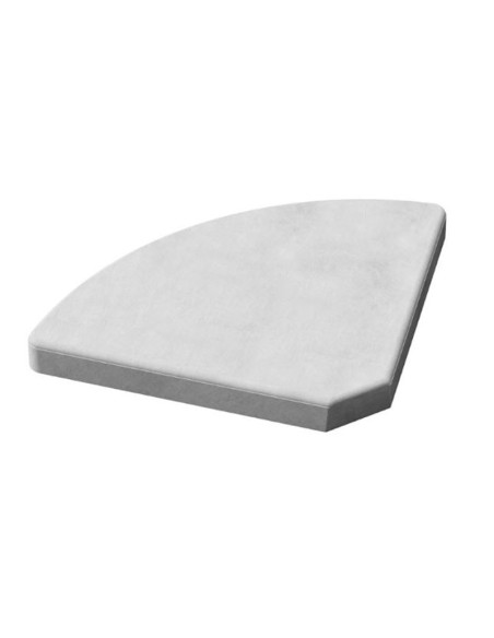 base parasol descentrado piezas hormigón gris