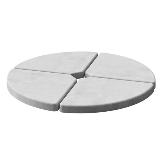 Base parasol descentrado 16 kg gris