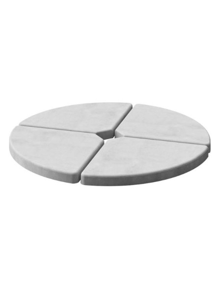 Base parasol descentrado 16 kg gris