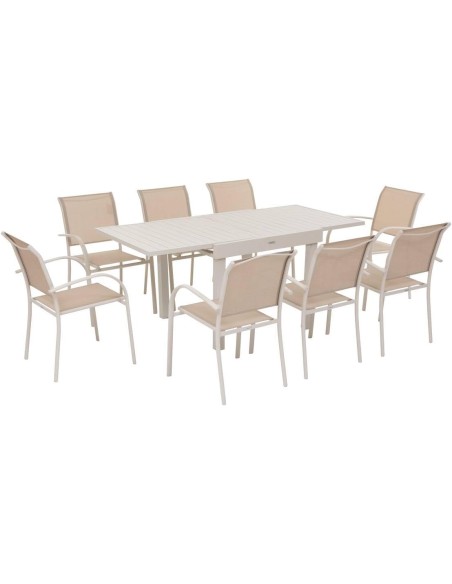 Mesa de jardín extensible 90/180 cm Piazza