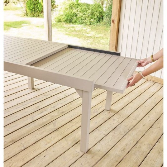 Mesa de jardín extensible 135/270 cm...