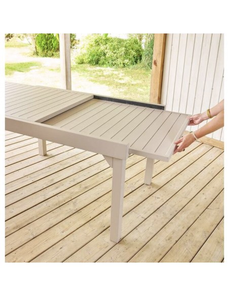 Mesa de jardín extensible 135/270 cm Piazza