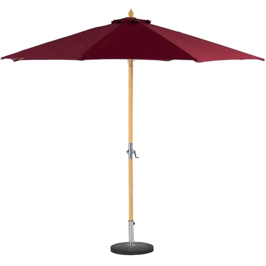 Sombrilla de jardín 300 cm bambú Tinaei