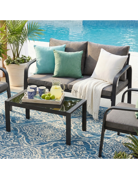 Conjunto de Jardín Puerto Rico 4 Plazas