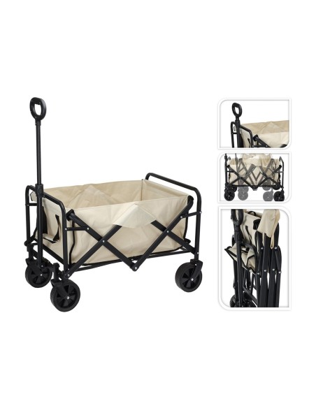 Carro plegable para playa y jardín  50 kg