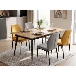 Silla de comedor Marina gris