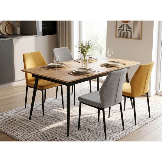 Silla de comedor Marina gris
