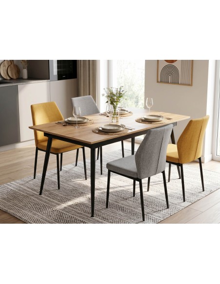 Silla de comedor Marina gris