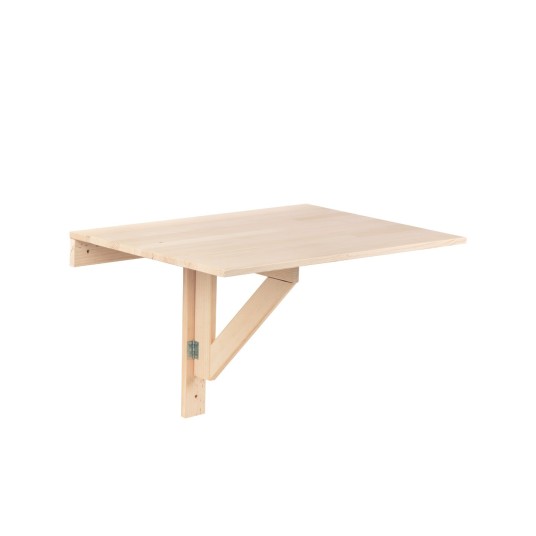 Mesa plegable de pared de madera de pino