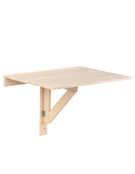 Mesa plegable de pared de madera de pino