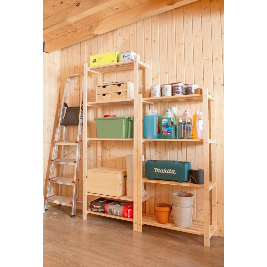 Estantería de madera barata Natura...